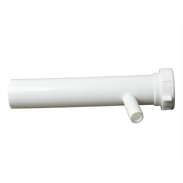 1-1/2 Inch X 8 Inch Long Slip Joint Plastic Tubular With 7/8 In